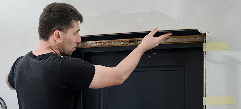 Wood Door Hole Repair in DeBary, FL